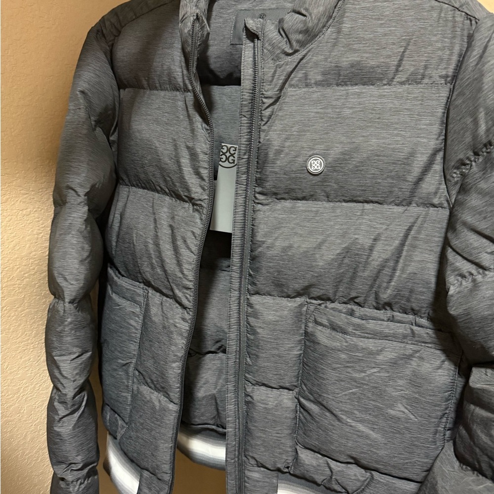 G/FORE Dark Gray Puffer Jacket